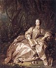 Francois Boucher Madame de Pompadour painting
